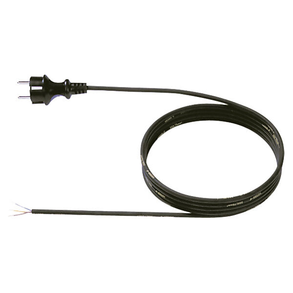 BACHMANN Schutzkontakt-Zuleitung Gummi 5,00m sw 322.186